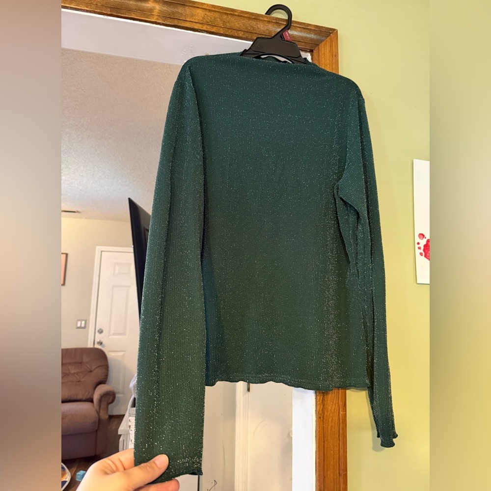 SO Dark Green Turtleneck Sweater